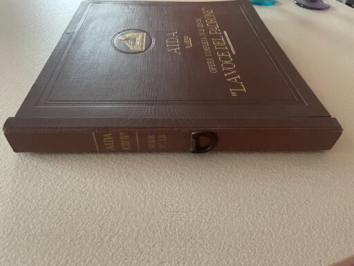 Opera lirica aida dischi 78 giri vintage atto 3 e 4