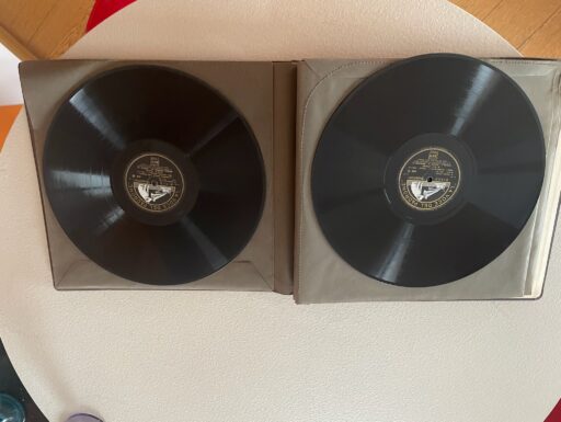 Opera lirica aida dischi 78 giri vintage atto 3 e 4