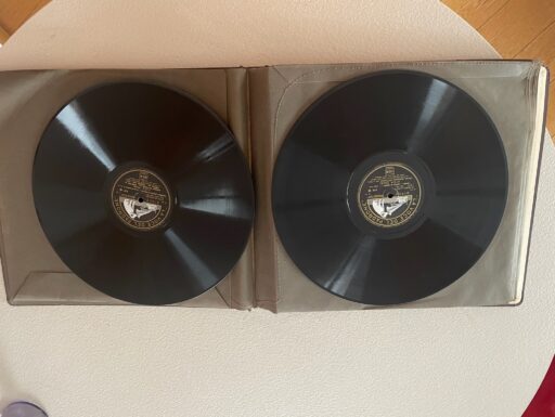 Opera lirica aida dischi 78 giri vintage atto 3 e 4