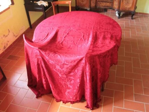 Tessuti coperte in ginestra lino broccatello in seta damaschi