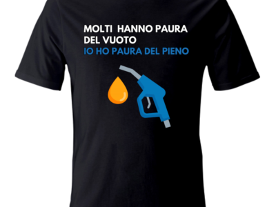T-shirt ho paura del pieno vari colori!