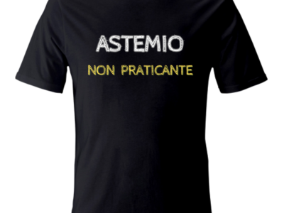 T-shirt astemio non praticante vari colori!