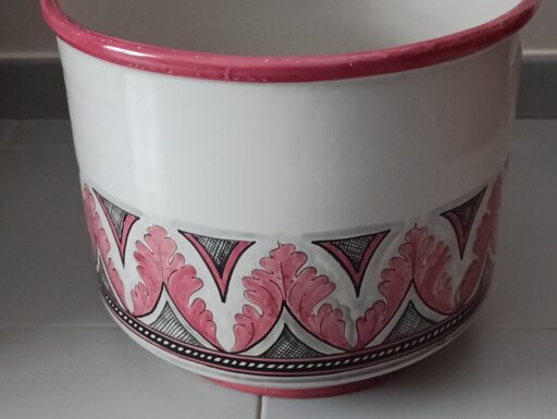 Vaso in ceramica fusari orvieto lavorato a mano