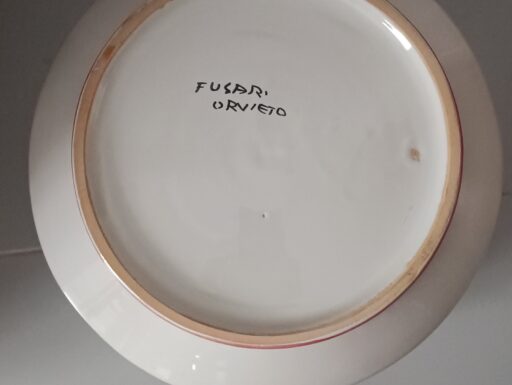 Vaso in ceramica fusari orvieto lavorato a mano