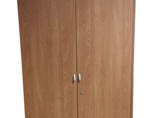 Mobile robusto in noce con 2 ante 92x48x195h