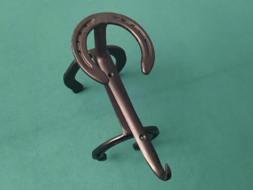 Appendiabiti e porta bottiglia ferri da cavallo