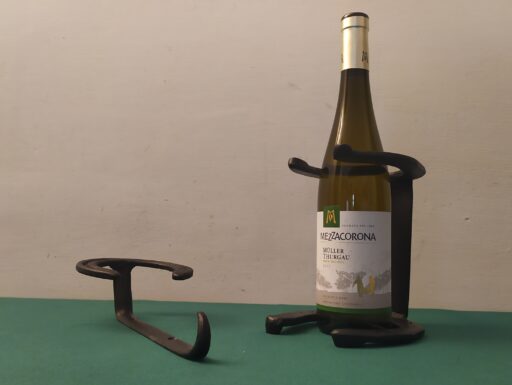 Appendiabiti e porta bottiglia ferri da cavallo