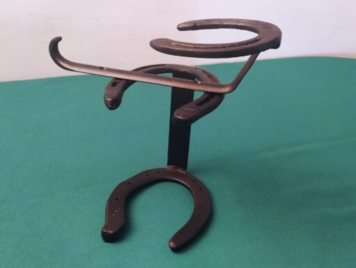 Appendiabiti e porta bottiglia ferri da cavallo