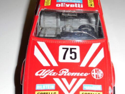 Alfa romeo bburago 1:24 rally modello ascona targa aa-206-pc