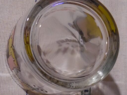 Bicchiere da collezione nutella popeye brutus anno 2003