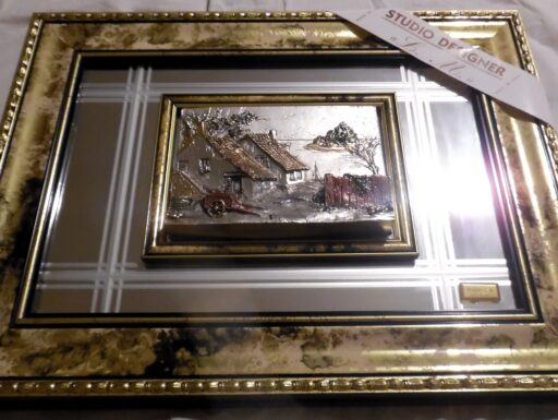 Quadro in bassorilevo argento 925