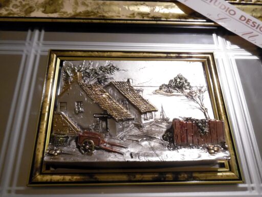 Quadro in bassorilevo argento 925