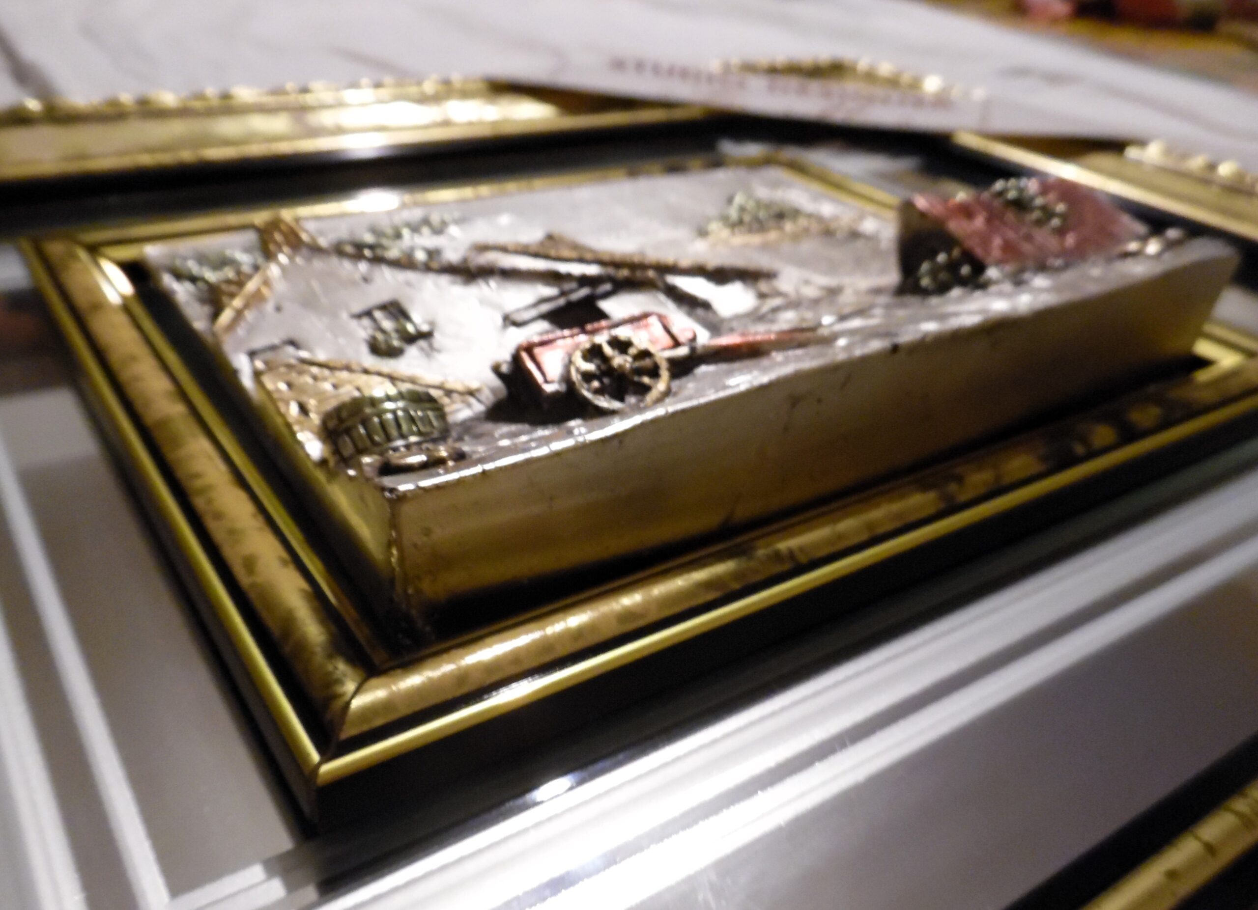 Quadro in bassorilevo argento 925