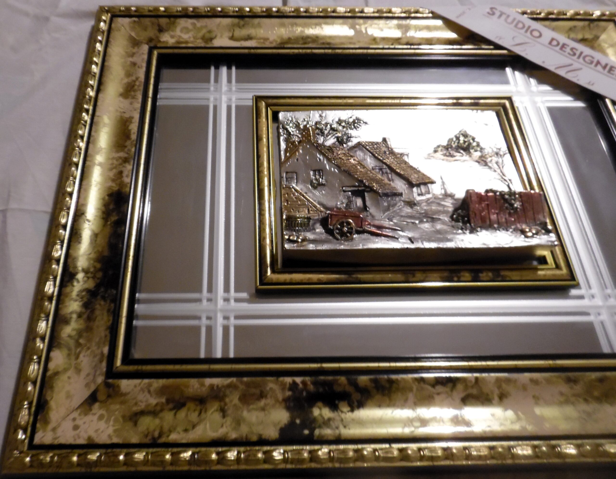 Quadro in bassorilevo argento 925