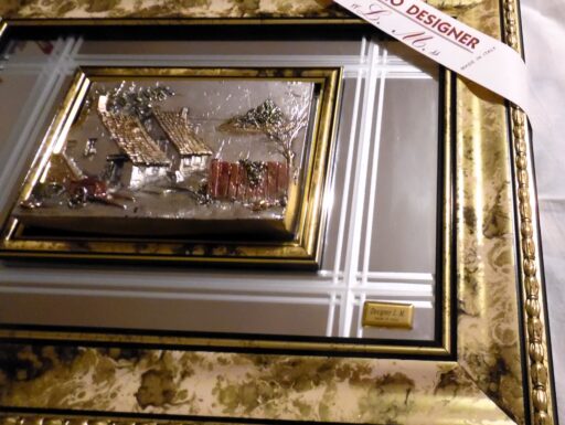 Quadro in bassorilevo argento 925