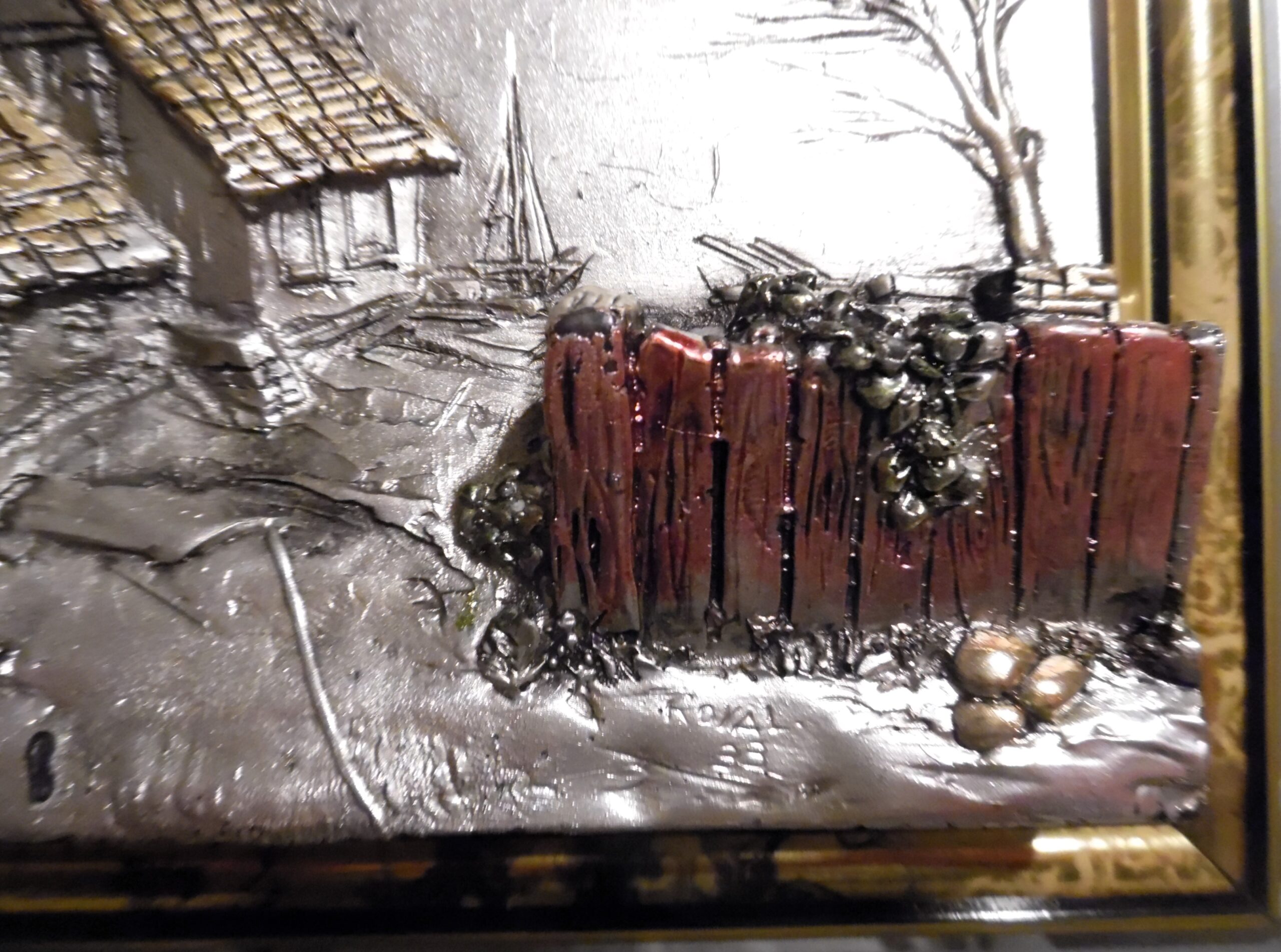 Quadro in bassorilevo argento 925