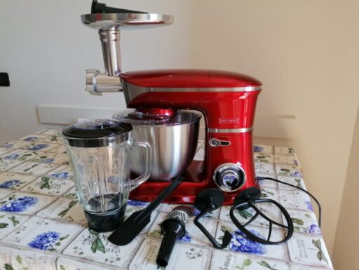 Robot da cucina 3 in 1, impastatrice planetaria frullatore