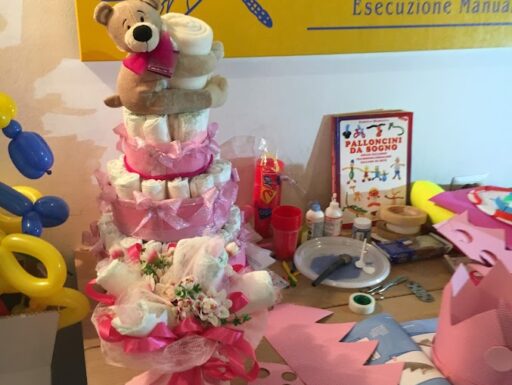 Corso torte pannolini online baby shower lab libellula