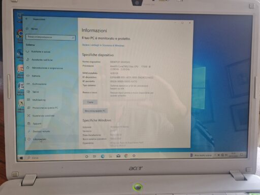 Computer portatile asus aspire 7720g