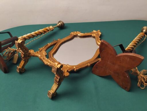 Specchio e candelabri fine 800