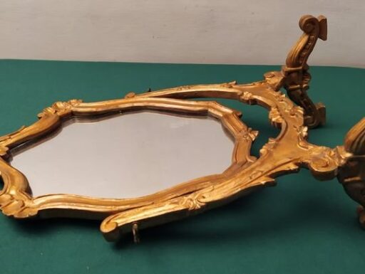 Specchio e candelabri fine 800