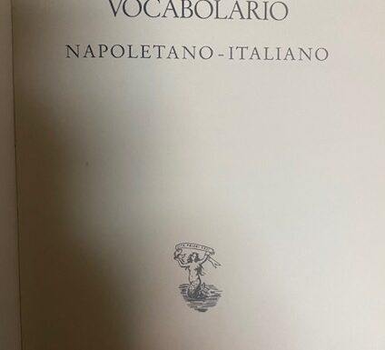 Vocabolario napoletano - italiano