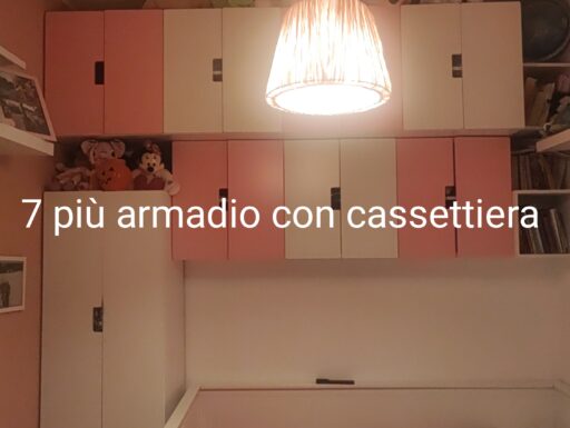Stanzetta ikea , comò mibb, armadio mibb