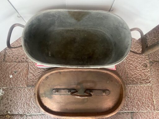 Padella ovale in rame