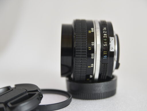 Obiettivo nikon nikkor 50mm f.1,4 k new con uv