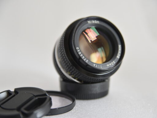 Obiettivo nikon nikkor 50mm f.1,4 k new con uv