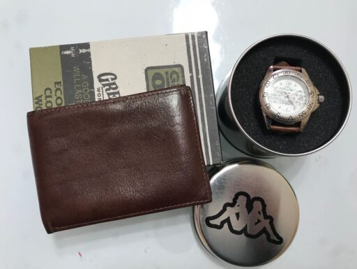 Portafoglio + orologio kappa