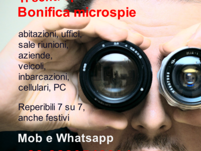 Bonifica microspie torino