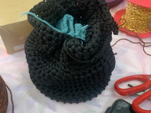 Corso uncinetto borsa laboratorio libellula