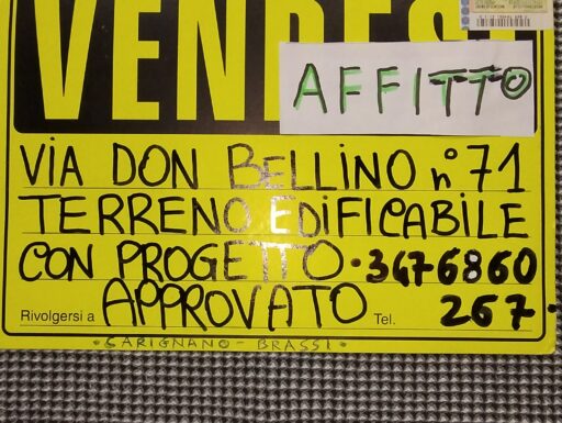 Terreno edificabile con rustico