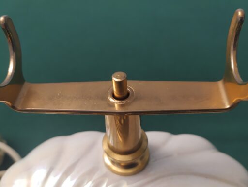 Telefono in ceramica bianca da tavolo (raro)