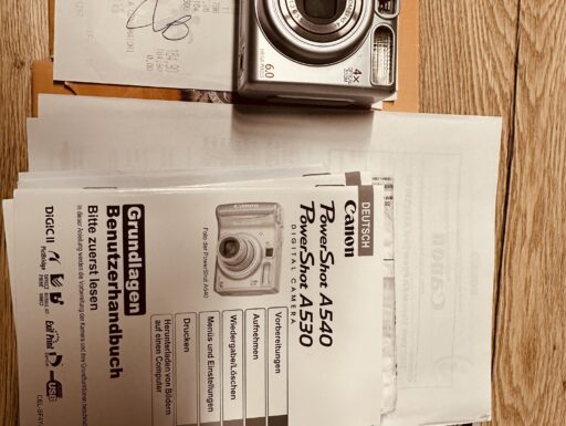 Macchina fotografica canon powershot a540 6 megapixel