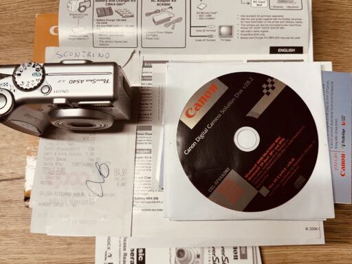 Macchina fotografica canon powershot a540 6 megapixel