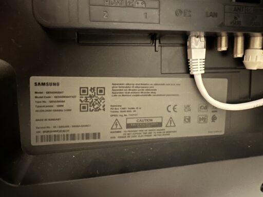 Smart tv samsung qe55595catxzt 55