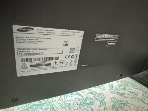 Smart tv samsung 55’ curvo