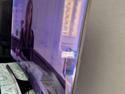 Smart tv samsung 55’ curvo