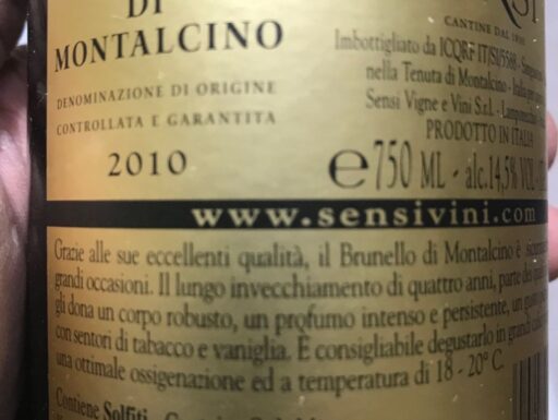 Vini da intenditore brunello+pinot+chardonnay