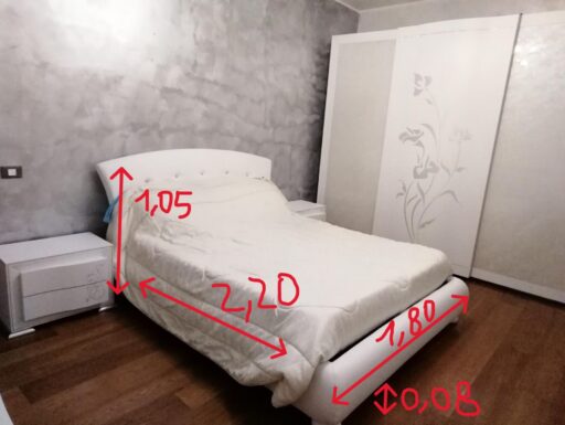 Camera matrimoniale spar linea prestige con letto contenitore