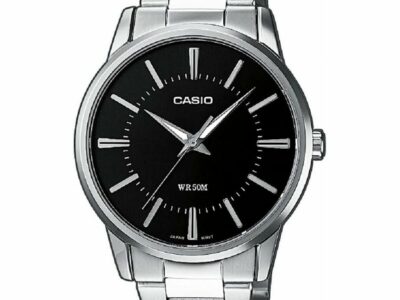 Orologio uomo casio mtp1303pd1aveg nero argentato