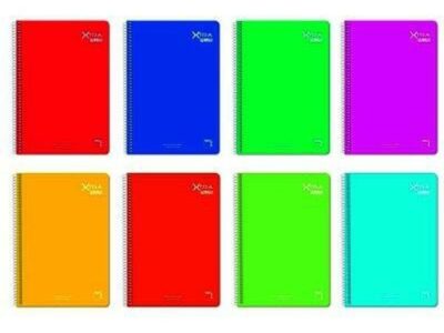 Quaderno pacsa multicolore din a4 5 pezzi 80 pagine