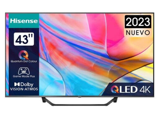Smart tv hisense 43" 4k ultra hd hdr qled