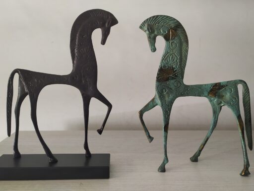 Cavalli antica grecia bronzo