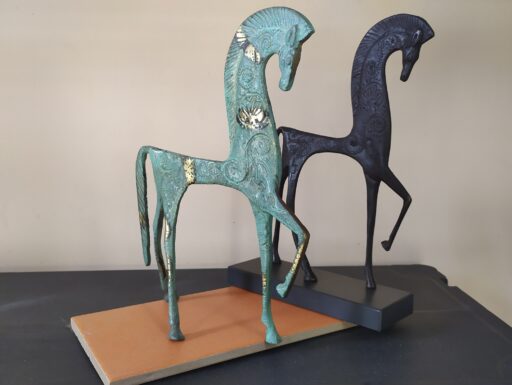 Cavalli antica grecia bronzo