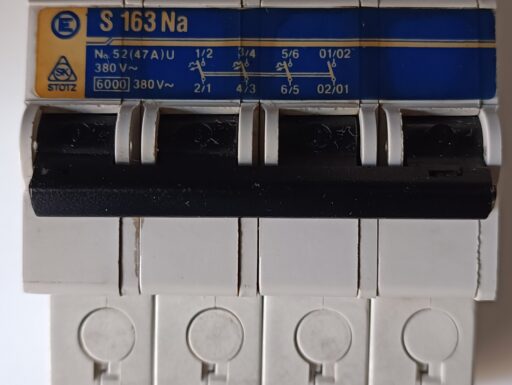 Elettrostop magnetotermico tripolare+neutro