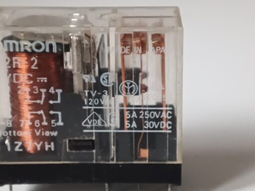 Relè g2r-2 bobina 6v dc 5a 250vac 30vdc 8 piedini