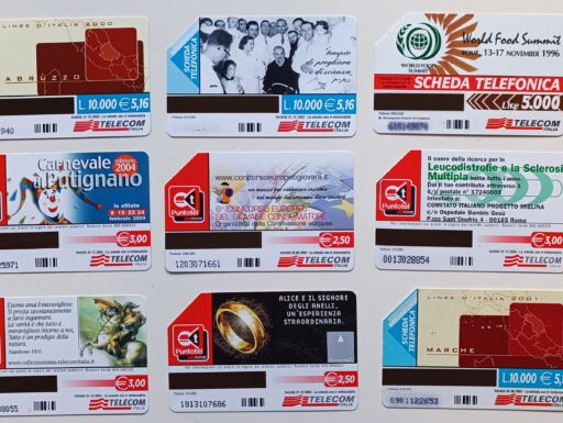 Schede telefoniche da collezione bassa tiratura